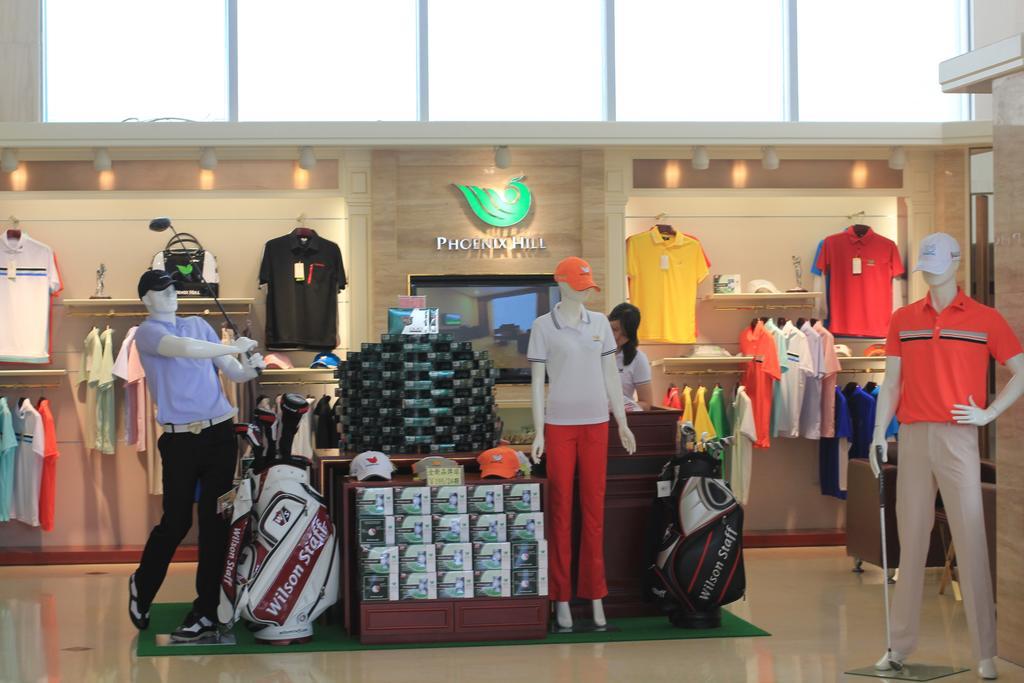 Phoenix Hill Hotel Dongguan - Golf Course Shop Exterior foto